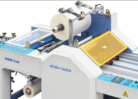 Chine Le double a dégrossi l'alimentation-papier de lamineur de film de BOPP de PLC de main semi automatique de contrôle fournisseur